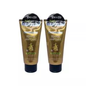케라시스 어드밴스드 10X 리페어 앰플 헤어팩 300ml x 2개 극손상 모발 헤어 케어