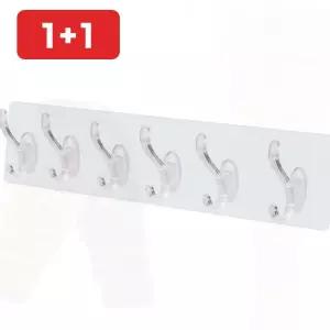 싱크대 아크릴 벽부착 무타공 주방 선반 수납 흡착 칸막이