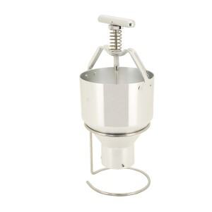 휴대용 스테인레스 스틸 미니 수동 도넛 메이커 기계 케이크 호퍼 드로퍼 철판