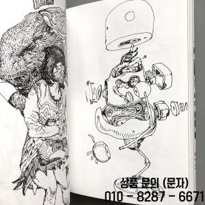 Terada Katsuya 스케치 아트 작품 일본 그림 컬렉션 도서 원고 선 그리기