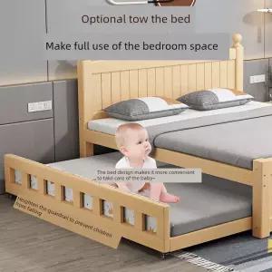 슬라이딩 2단 침대 프레임 저상형 이단 싱글 더블 레이어