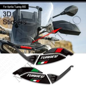 아프릴리아 투아렉 660 랠리 탱크 패드 바이크 보호 어드벤처 핸드쉴드 3D 스티커 데칼 2022-2026