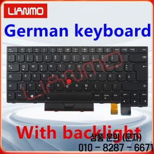 레노버 호환 씽크패드 T470 적합한 독일어 노트북 키보드 백라이트 및