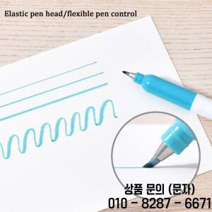 칼러 아름다운 펜 터치 브러시 소프트 헤드 멀티 핸드 계정 노트 쓰기 인사 드로잉 아트 28 색