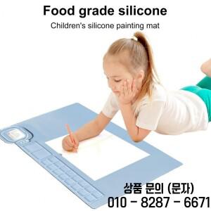 낙서 그림 패드 컵이있는 실리콘 매트 14세 이상를위한 효율적인 혼합 팔레트 드로잉 마음을위한 예술가