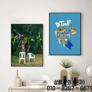 B Bad DTMF 페인팅 서예 방수 종이 카페 바 캔버스 소재는 프레임 붙일 없습니다.