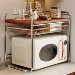 전자레인지 선반 주방 밥솥장 오븐 수납장 틈새 수납