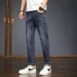 오피스룩 남자바지 배기핏 프리미엄 스판 청바지 반바지 트렌디 스키니진 가벼운 필수 원템1