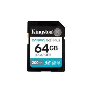 킹스턴 캔버스 고 플러스 64GB SD 카드 최대 200MB/s 클래스 10 UHS I U3 V30 S 4