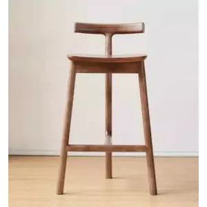 원목바의자 홈바 높은 카페 스툴 등받이 원목 높이