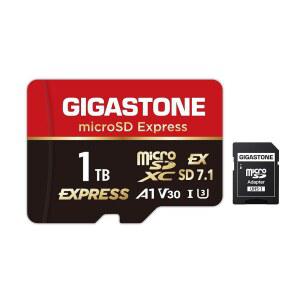 스위치 2 GIGA 1TB SD Express용으로 설계된 SDXC Express 메모리 카드 7.1 프로페셔널 카메라 A1 V30 U3 및 어댑터와 호환되는 최대 R /W 800 /650MB/s 속도