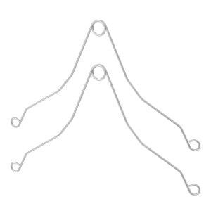 브란 누톤 욕실 배기 팬 커버용 WKZO 2팩 S97013576 그릴 스프링 클립, 스테인리스 스틸 통풍 클립 676 /684 /684NT /2684F /576 모델(커버 사이즈 11 1/8