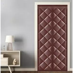 단열 현관 바람막이 패딩 방문 방풍커튼 외풍차단 문풍지 겨울 따뜻한 커텐 누빔 창문 타입