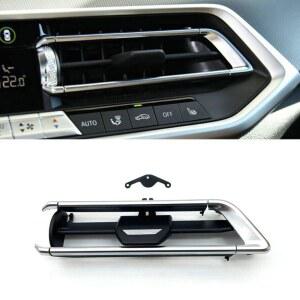 BMW X5 X6 X7 2020 2021년 2023년 AC 슬라이드 클립 수리 키트 64119458541, 64119458543의 전면 좌측 및 우측 에어 벤트 그릴