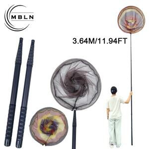 MBLN 총 3.6M 낚시망 99% 탄소섬유 손잡이망, 텔레스코픽 포지셔닝 디자인 포함