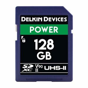 델킨 디바이스 파워 128GB SDXC UHS II 메모리 카드 u2013 300MB/s 읽기 250MB/s 쓰기 8K 4K HDR 360 비디오에 이상적 카메라용 고성능 SD
