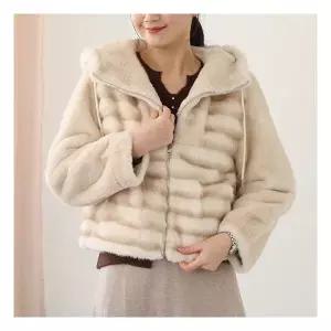 웬디즈갤러리그라데 후드 페이크 퍼 자켓 / 밍크 무스탕 겨울 아우터 TJK109 243280