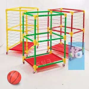 이동식 공정리함 축구 짐볼 보관함 체육관 탱탱볼 유치원 배구 키즈카페 볼캐리어