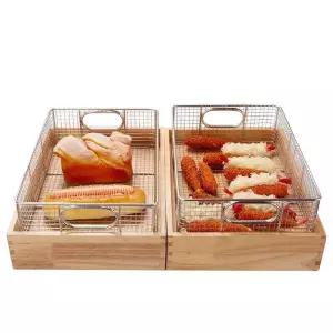 튀김 워머기 보온 홈파티 전구 플렉시블 실버 자바라형 진열 뷔페용 피자 파티장 푸드워머