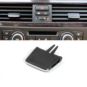 업그레이드된 에어 벤트 클립 탭 BMW 3 시리즈 E90 E91 E92 E93 320i, 325i, 328i, 330i, 335i 에어컨 그릴 64229130458 에 설치됨