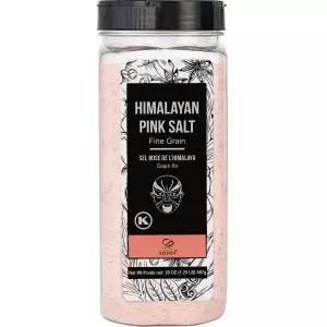 Soeos 소이오스 히말라야 소금 - 미세 입자, 20온스, 핑크 소금, 그라인더 소금밀용 순수 암염, 코셔 천연
