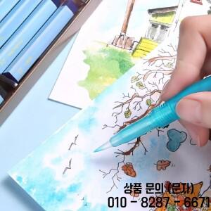 12/24 색상 펜텔 수용성 유화 스틱 학생용 창의적인 낙서용 컬러 크레용 세트 가능