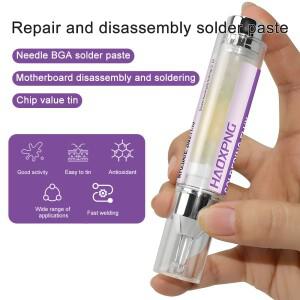 휴대폰 유지보수 및 분해용 프레스 타입 BGA 솔더 페이스트, 무연 할로겐 프리 플럭스, 오일