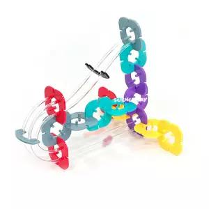 구슬 관찰 조립식 투명 레일 마블런 DIY키트 유아용 돌봄시설 과학놀이 손녀선물