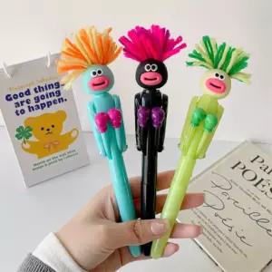 뽀글머리 권투 중성펜 1P 장난감볼펜