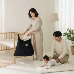 유모차 수납 가방 정리함 다용도 포켓 기저귀 걸이형 파우치 백팩