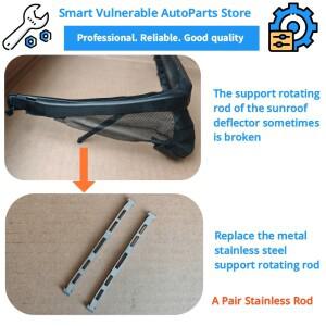 A2547801300 전면 유리 패널 메르세데스 벤츠 W254 GLC220 GLC300용 선루프 윈드 디플렉터 메탈 지지대