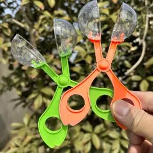 플라스틱 집게 고슴도치 햄스터 곤충 포획 채집 도구