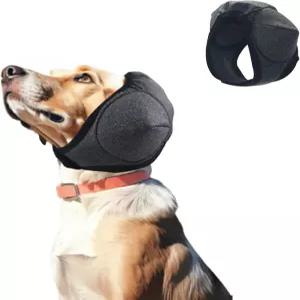 반려견 귀 머프 조용한 커버 진정 후드 혈종 목욕 건조 수영 및 소음 불안 완화를 위한 보호대(M)