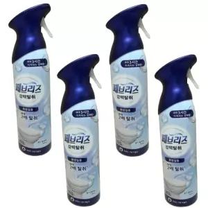 페브리즈 화장실용 에어 강력탈취 프리시스카이,4개