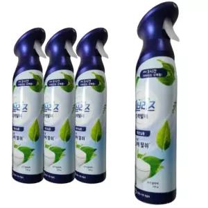 페브리즈 화장실용 에어 강력탈취 프레시가든,4개