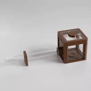 앤티브 유리 시험관 개미 농장 세트 포미카리움이 있는 5색 하우징 큐브 과학 관찰 키트 15x150mm 튜브