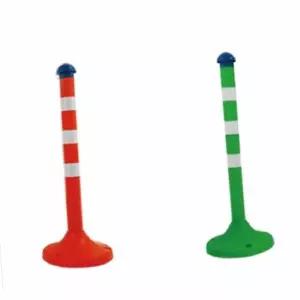 굿마인드 플라스틱 차단봉 적색 행사용차단봉 진입방지봉 출입차단봉