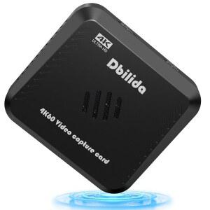 4K 60FPS 2K 144FPS 1080P 240FPS 지원 HDR VRR 용 RGB24 PS5 PS4 Xbox Series X /S 닌텐도 스위치 카메라의 Dbilida HDMI 비디오 캡처 카드 스트림 레코드 입력 통과