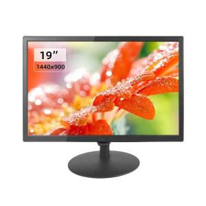 프리첸 19인치 TV 평면 1440 * 900 HD 와이드스크린 ATSC 튜너 안테나 리모컨 /HDMI /USB /AV /VGA 입력 주방 침실 RV 캠퍼에 적합 (스마트 없음)