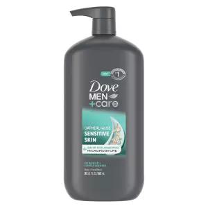 촉촉하고 매끄러운 피부를 위한 DOVE MEN + 케어 바디 앤 페이스 워시 민감성 피부 - 30온스