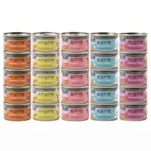 벨버드 자연밥상 원형캔 100g X 24개 강아지 주식캔