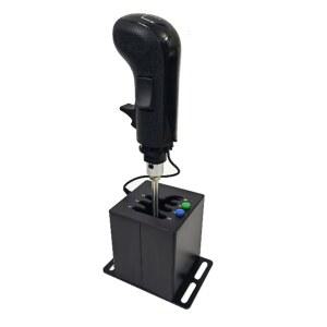 G923 G29 G27 G25 G92용 ZLiT PC USB 레이싱 게임 트럭 시뮬레이터 기어 시프터+기어시프트 노브(블랙)