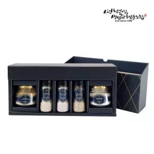 화산수천일염 화산수 천일염 소금답례품 프리미엄 구운 녹차 함초 소금 선물세트 조의 부고 부의 답례품