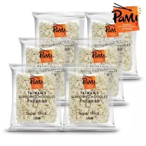 파미 (PaMi) 파미 증반면 도삭면 비건 매우 두꺼운 면사리 6봉지