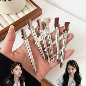 차마시는신인류 미용 앞머리 헤어핀 고정핀 미용실 메이크업 화장 집게핀 가르마 뿌리 옆머리 잔머리정리 1