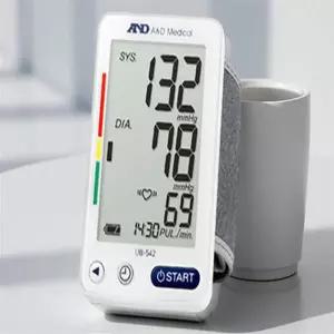 손목 혈압계 손목형 혈압측정기 자동 가정용 전자 전자 AND UB-542