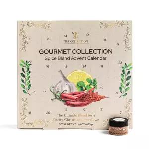 향신료 어드벤트 캘린더 2025 - 24일 및 조미료 세트 선물 크리스마스 음식 생일 여성 남성용 요리 치킨