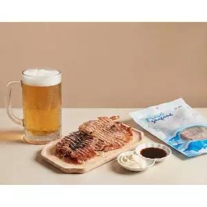 [바베큐아저씨] 부드러운 조미 오징어 몸통 100g