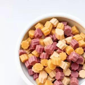 댕댕이연구소 강아지 가수분해 간식 연어야채 트릿 30g 노즈워크 저 알러지 훈련 용 간식