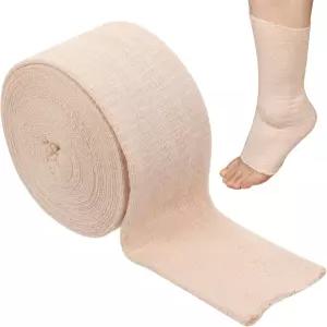 튜브형 지지 붕대 2.5인치 x 5.5yd 사이즈 B 탄성 스타키넷 튜브 재사용 가능한 압축 팔 발목용 롤 슬리브